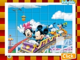 flash игра Mickey in Rollercoaster