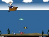 flash игра Hillbilly Fishing
