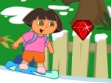 flash игра Dora Snowboard