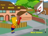 Bart Simpson basketball game