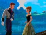 flash игра Puzzle: Princesa Anna y Hans
