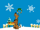 flash игра Scooby doo: Christmas gift dash