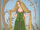 flash игра Dress Rapunzel from a Fairy Tale