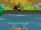flash игра Angry birds: Jungle party