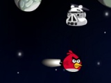 Angry birds. Run in space