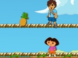 flash игра Dora pick fruits
