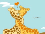 flash игра Lovers giraffes