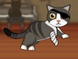 flash игра Pirate cat with broken leg