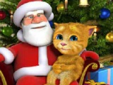 flash игра Talking Ginger & Santa