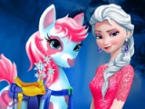 Elsa. Pony caring