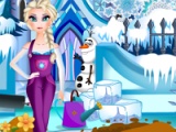 Elsa’s ice garden